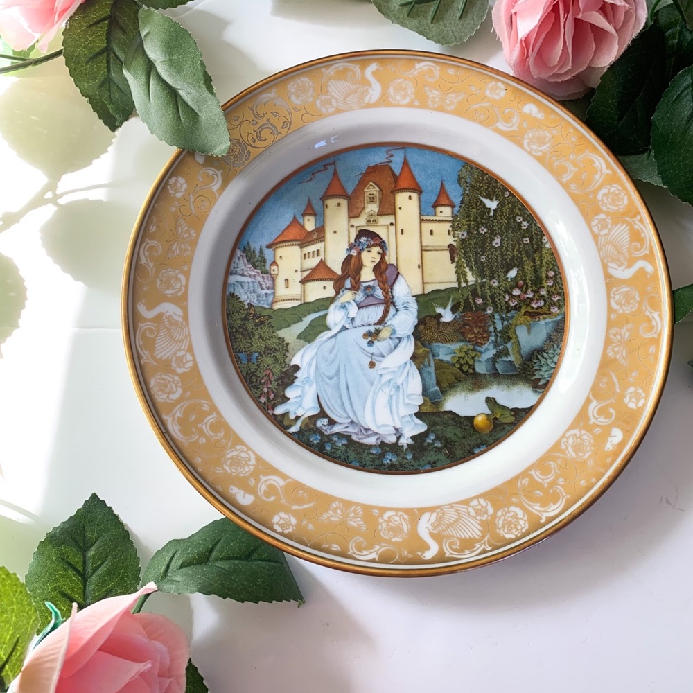 The Frog prince Vintage Plate Grimms Fairytales 1978 RARE. - Picture 2 of 6